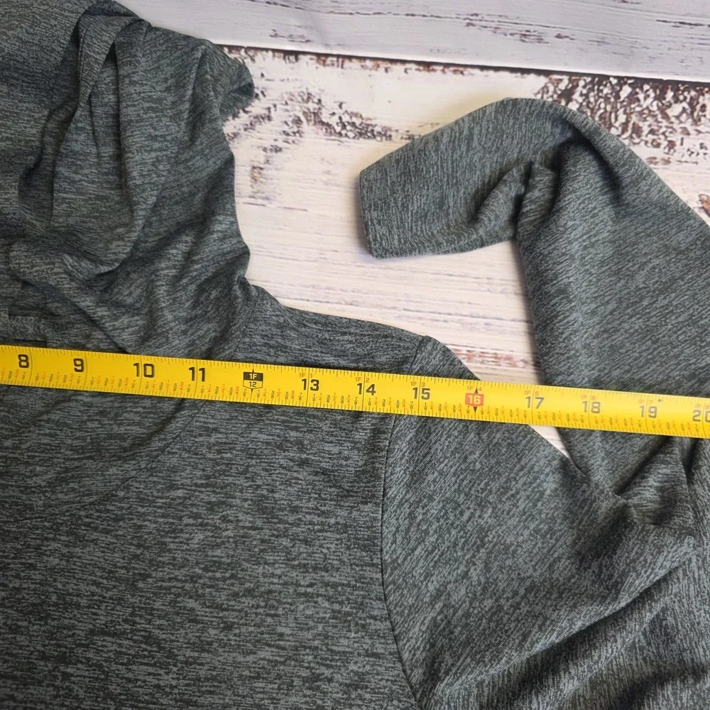 Nike Dri Fit Legend Hoodie Women Large Dark Gray Light Athletic Pullover Running